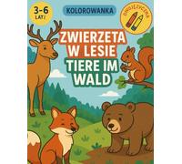 TIERE IM WALD malbuch