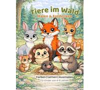 Tiere im Wald: Malen & Entdecken