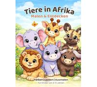 Tiere in Afrika: Malen & Entdecken