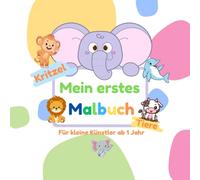 Tiere Kritzelbuch ab 1 Jahr: Einfaches Malbuch für Kleinkinder mit großen Linien - Motorik fördern, Spaß garantiert: Mein erstes Kritzelbuch für ... Malbuch Geschenk für Jungen und Mädchen