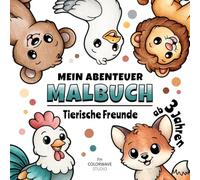 Tiere Malbuch für Kinder ab 3 Jahren: 50 einfache Ausmalbilder mit dicken Linien | Bauernhof Tiere, Zoo Tiere & Haustiere | Malbuch für Jungen und ... Abenteuer Malbuch - Malbücher für Kinder)