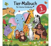 Tiere zum Ausmalen - Malspaß für Kinder ab 3 Jahren“: „50 liebevolle Ausmalbilder mit süßen Baby-Tieren und einfachen Naturmotiven - Malspaß und Kreativität für Kinder ab 3 Jahren“