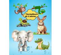 Tierfreunde zum Ausmalen: Großes Malbuch für Kinder ab 3 Jahren. Einfach und liebevoll gezeichnete Tierbilder.