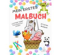 Tierfreunde zum Ausmalen: Lustige Tiere für Künstler ab 2 Jahren (Malbuch Kleinkinder)