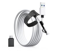 Tiergrade Cable de enlace 3M compatible con Quest2 / Pico 4, transferencia de datos de PC de alta velocidad con 5 Gbps, USB3.2 gen1 a USB C Accesorios de cable para auriculares VR y PC para juegos