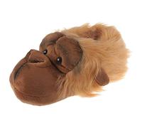 Tierhausschuhe Orang Utan Affe Tier Hausschuhe Pantoffel Puschen Schlappen Kuscheltier Plüsch Unisex Orange 36-48, TH-Affe, Schuhgröße 47/48