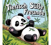 Tierisch süße Freunde - Malbuch für Kinder ab 3 Jahren: 50 niedliche Tiere im Kawaii-Stil zum Ausmalen | Kreativer Malspaß für kleine Künstler | Einfach & liebevoll gestaltet