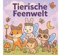 Tierische Feenwelt - Magische Ausmalbilder für Kinder: 29 zauberhafte Feen-Tiermotive zum Ausmalen | Wald, Magie & Fantasie | Ab 4 Jahren