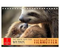 Tiermütter - die sanfte Seite der Wildnis (Tischkalender 2026 DIN A5 quer), CALVENDO Monatskalender: Momente voller Liebe, Fürsorge und Zärtlichkeit.