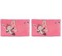 Tierno Cojín de Mariposa - Almohada de Mariposa Esponjosa para Niñas, Niños y Bebés - Cojines de Juguete Blandos Rectangulares, 43 x 25 cm (Paquete de 2)