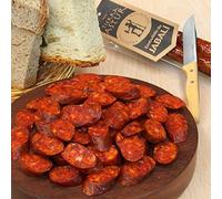 Tierra Astur Pack Embutidos de Jabalí | Chorizo + Salchichón Edición Pimienta | Artesanal, Sin Conservantes ni Aditivos, Sin Gluten | Piezas aprox. 300 g + 350 g