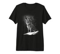 Tierra de Caza de Lobos y Fauna Silvestre del Bosque Camiseta Premium