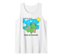 Tierra De Dragones Dragón Ilustración Camiseta sin Mangas