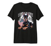 Tierra de los Libres - Edición Doberman Patriot Camiseta Premium