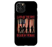 Tierra de los libres por los valientes Carcasa para iPhone 11 Pro