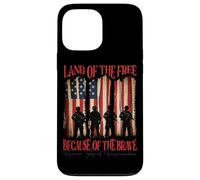Tierra de los libres por los valientes Carcasa para iPhone 13 Pro Max