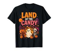 Tierra del caramelo Halloween truco o trato diseño Camiseta
