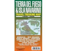 Tierra del Fuego e Isla Navarino 1:500.000. Mapa de carreteras. Zagier.