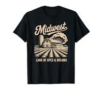 Tierra del Medio Oeste de Opes y Sueños, Granja rústica, Vintage Camiseta