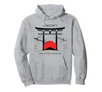 Tierra del Sol Naciente Japón Cultura Puerta Torii Monte Fuji Sudadera con Capucha