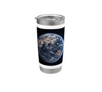 Tierra desde el espacio Asia Ver Astronomía Astrofísica Escena Vaso térmico de acero inoxidable de doble pared