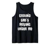 Tierra Ella se Mueve Debajo de mí Camiseta sin Mangas