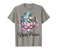 Tierra Flor Planeta Naturaleza Paz Calma Mente Arte Camiseta