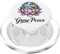 Tierra Flor Planeta Naturaleza Paz Calma Mente Arte PopSockets PopGrip para MagSafe