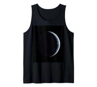 Tierra Media Luna Espacio Vista Astronomía Astrofísica Escena Camiseta sin Mangas