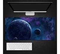 Tierra Oscura Alfombrilla de Ratón XXL,Grand Mouse Pad Gaming 800x400x3mm,Mejora La Precisión y La Velocidad Alfombrilla Escritorio Antideslizante,Alfombrilla ratón Gaming para Ratón,Teclado