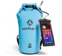 Tierra Pak Original Bolsa Seca con Resistente al Agua Teléfono móvil, Color Azul Claro, tamaño 30 litros, Volumen Liters 30