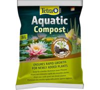 Tierra para estanques Tetra Pond AquaticCompost - Sustrato desarrollado Especialmente para Plantas de Estanque, 8 L