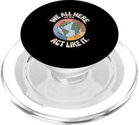 Tierra "TODOS ESTAMOS AQUÍ. Vive AQUÍ." Unidad PopSockets PopGrip para MagSafe