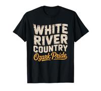 Tierra White River Ozark Pesca Mosca Camiseta
