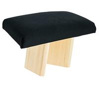 Tierra Zen Banqueta de Meditación, Madera, Negro, Altura 23,5cm