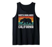 Tierras Altas del Norte de California, Cali Bear, Sacramento, Norcal, California Camiseta sin Mangas