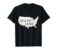 Tierras robadas Indígenas Indígenas Nativos Americanos Hombres Mujeres Camiseta