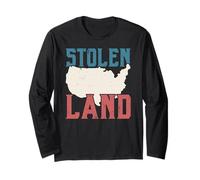 Tierras robadas Pueblos indígenas Nativos Americanos Manga Larga