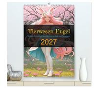 Tierwesen Engel (hochwertiger Premium Wandkalender 2027 DIN A2 hoch), Kunstdruck in Hochglanz: Nackte Schönheit aus der Anime-Welt der Tierwesen
