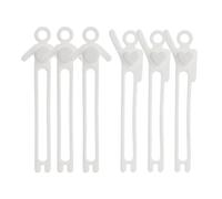 Ties Del Cable - Ties Zip 'organizador De Cable | 6x Envolturas De Lazo De Silicona | Tie Zip De Gestión De Alambre Pesado | Ties De Carga Electrónica | Cálculos De Alambre De Paquete De F