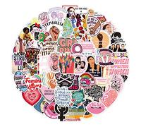 TIESOME 100 calcomanías feministas y de energía para niñas, adolescentes y adultos, decoración para botella de agua, laptop y monopatín