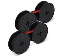 TIESOME 2 pares de cintas universales para máquina de escribir, doble carrete, cinta de tinta clásica vintage para máquina de escribir, paquete de repuesto de doble eje para la mayoría de máquinas de