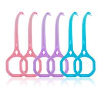 TIESOME Alineador Herramienta de Remoción, 6 piezas Invisible Aligner Remoción de Dientes Herramienta Kits Chewies Remoción Aligner Gancho para Dientes Corrector Oral Retenedor (3 Colores Prismático)