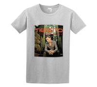 Tiesto In Search of Sunrise 7 Asia Splash Ink Simplicity Cosplay Comfortable Round Neck T-Shirt Gray XXL