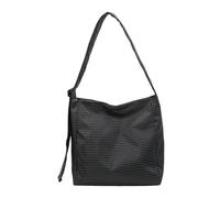 TIEZHICHESHI Bolsa de mensajero de gran capacidad con un hombro para mujer, exquisita bolsa a cuadros para axilas, Black