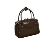 TIEZHICHESHI Bolso bandolera pequeño cuadrado portátil de piel de vacuno con temperamento estilo retro francés, chocolate