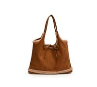 TIEZHICHESHI Bolso casual francés jiaozi de otoño y w bolso de hombro simple para viajar en las axilas, Brown