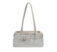 TIEZHICHESHI Bolso de hombro simple para mujer en Europa y Estados Unidos, White