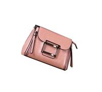 TIEZHICHESHI Bolso de mano de piel retro para mujer, Polvo de taro