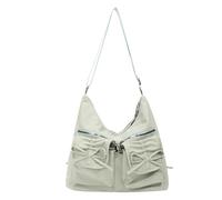 TIEZHICHESHI Versión coreana de la bolsa de hombro retro texturizada mate casual cruzada, Green